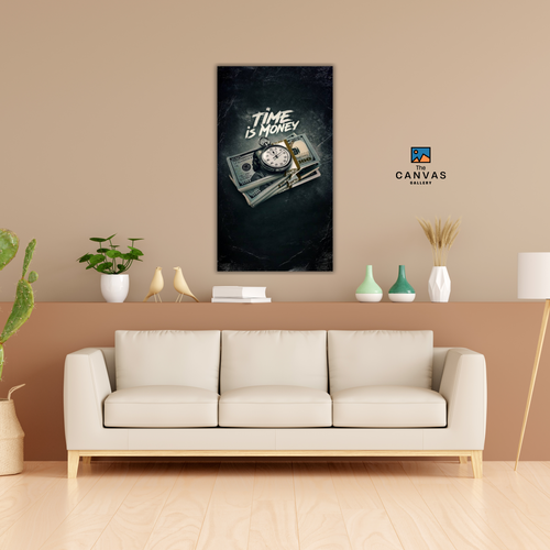 Time is Money - Canvas Art