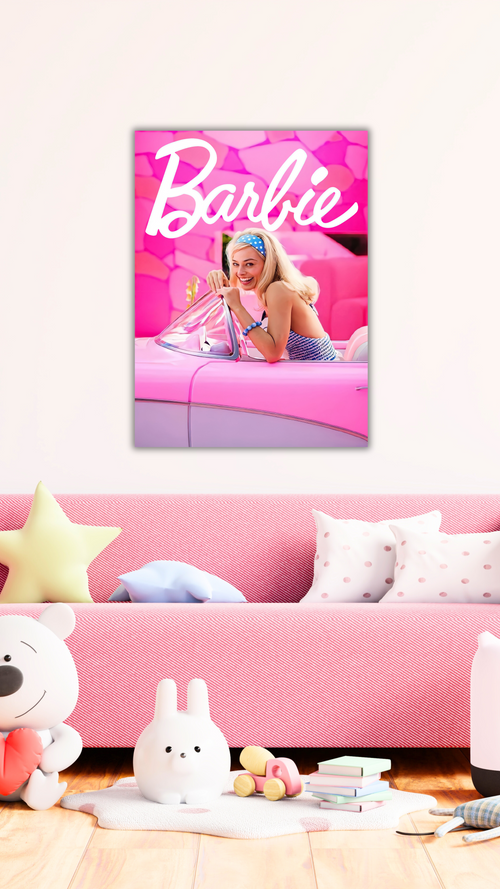 Barbie canvas wall art clearance