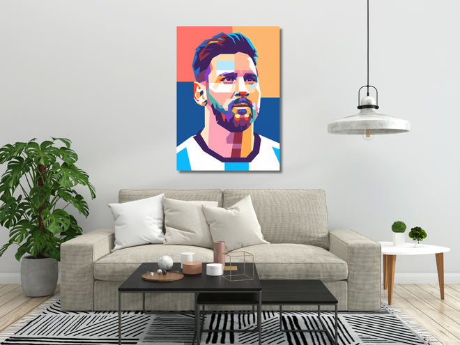 Messi graffiti